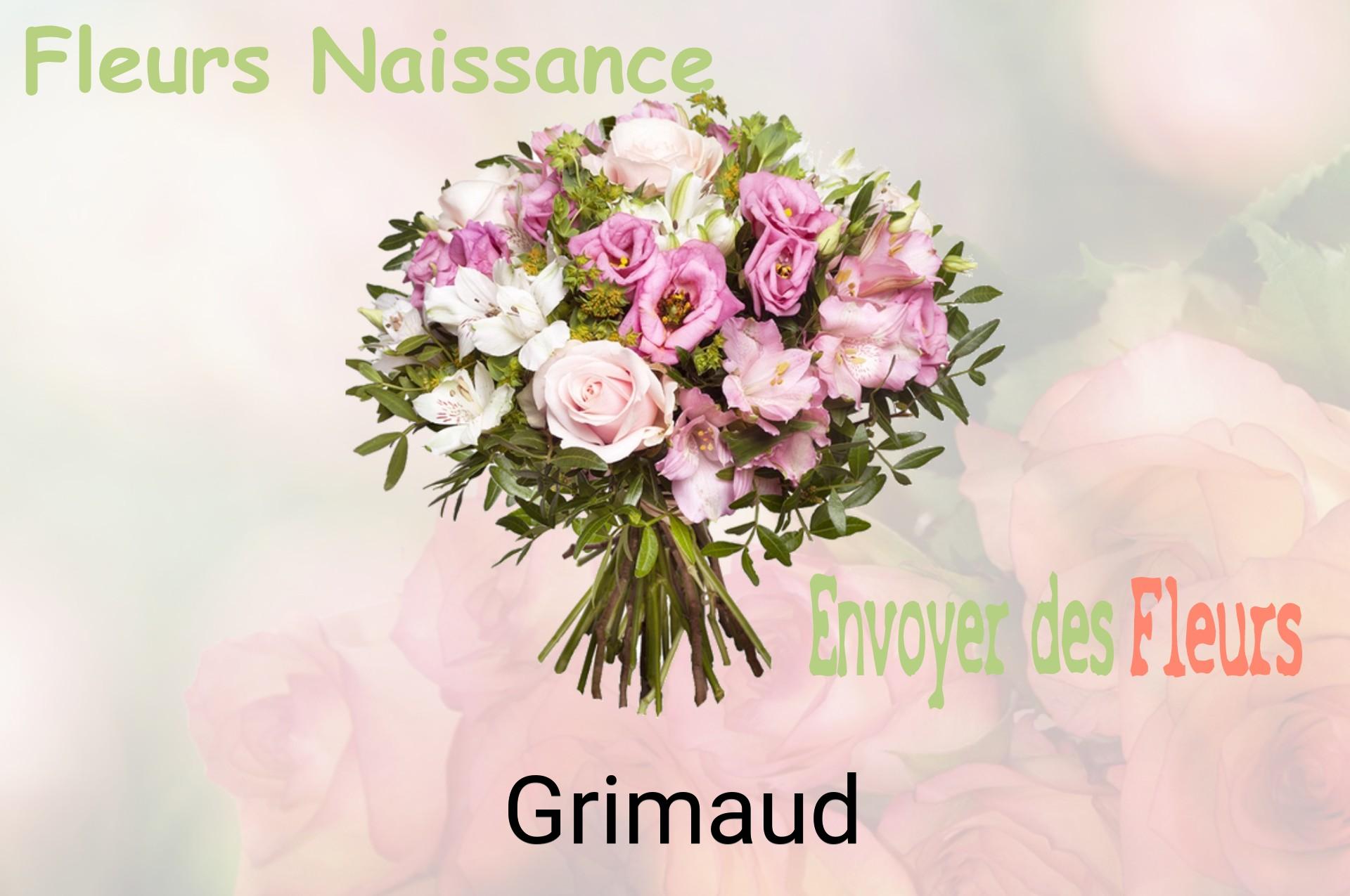 Bouquet de fleurs de naissance livré à Grimaud